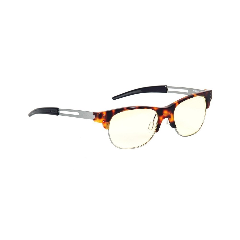 GUNNAR Gaming & Computer Eyewear Cypher Tortoise Amber Tint Blue Light‎ Block